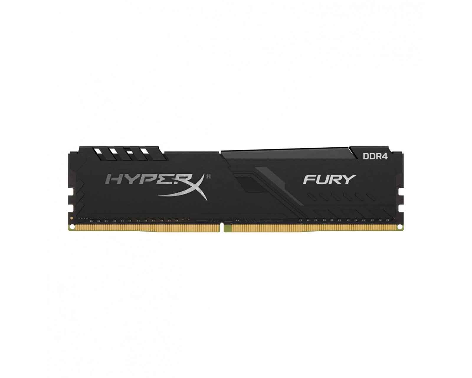 Foto 2 pulgar | Memoria Ram Kingston Ddr4 Pc 8gb 2666mhz Hyperx Fury Negro Hx426c16fb3/8 Cl16/1.2v