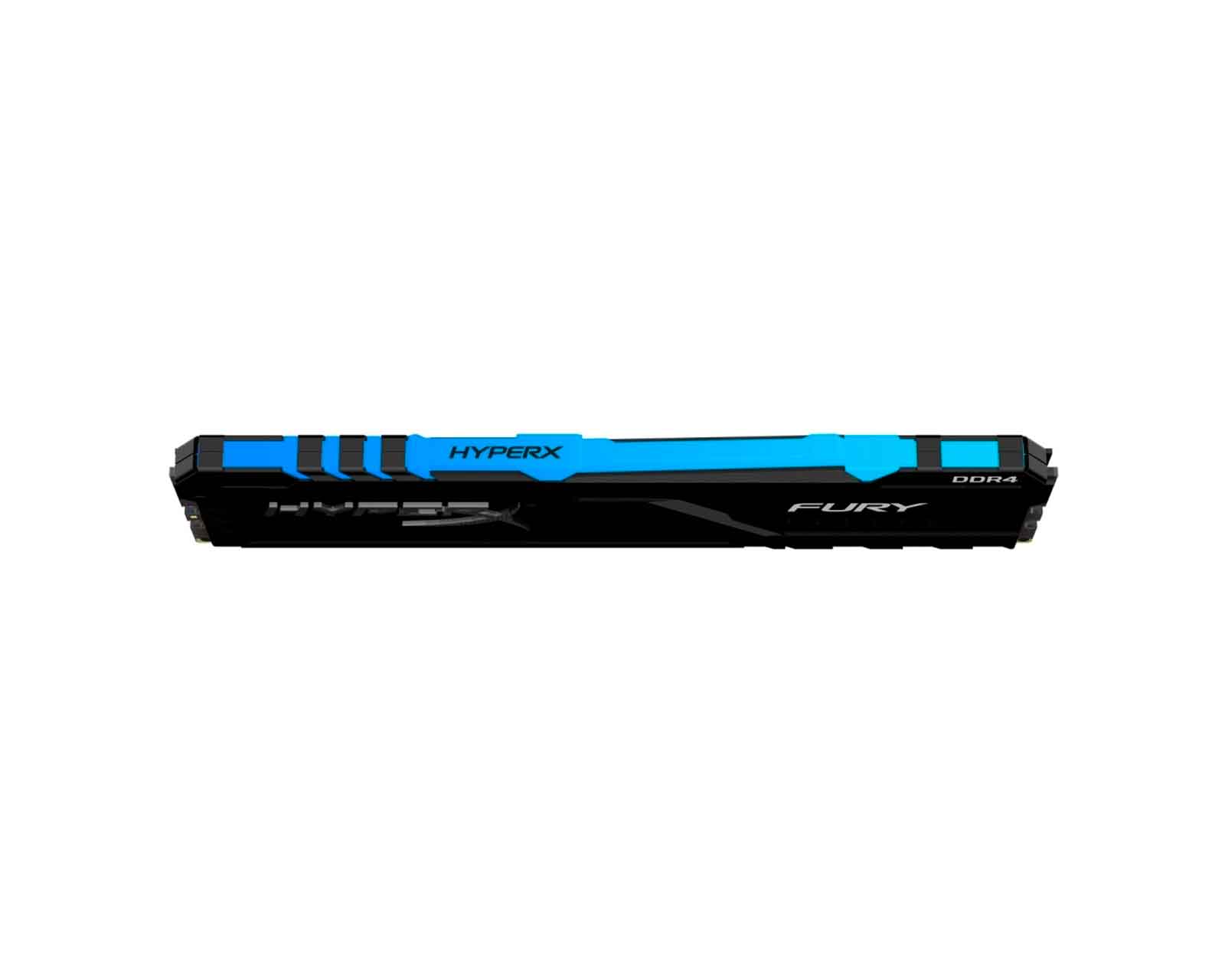 Foto 3 pulgar | Memoria Ram Kingston Ddr4 PC 8gb 3200mhz Hyperx Fury RGB Hx432c16fb3a/8 Cl16/1.2v color Negro