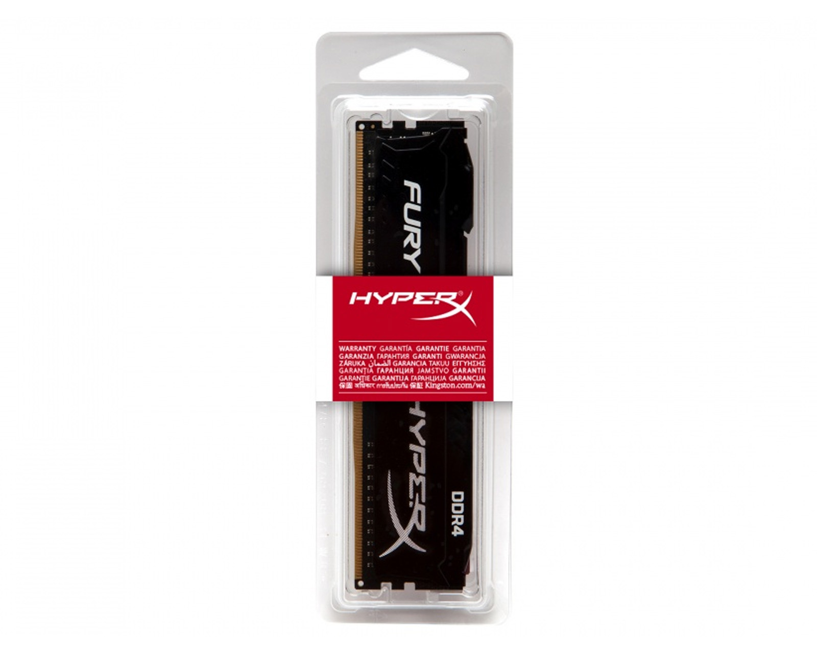 Foto 2 pulgar | Ram Kingston Hyperx Fury Ddr4 4gb 2400 Negro