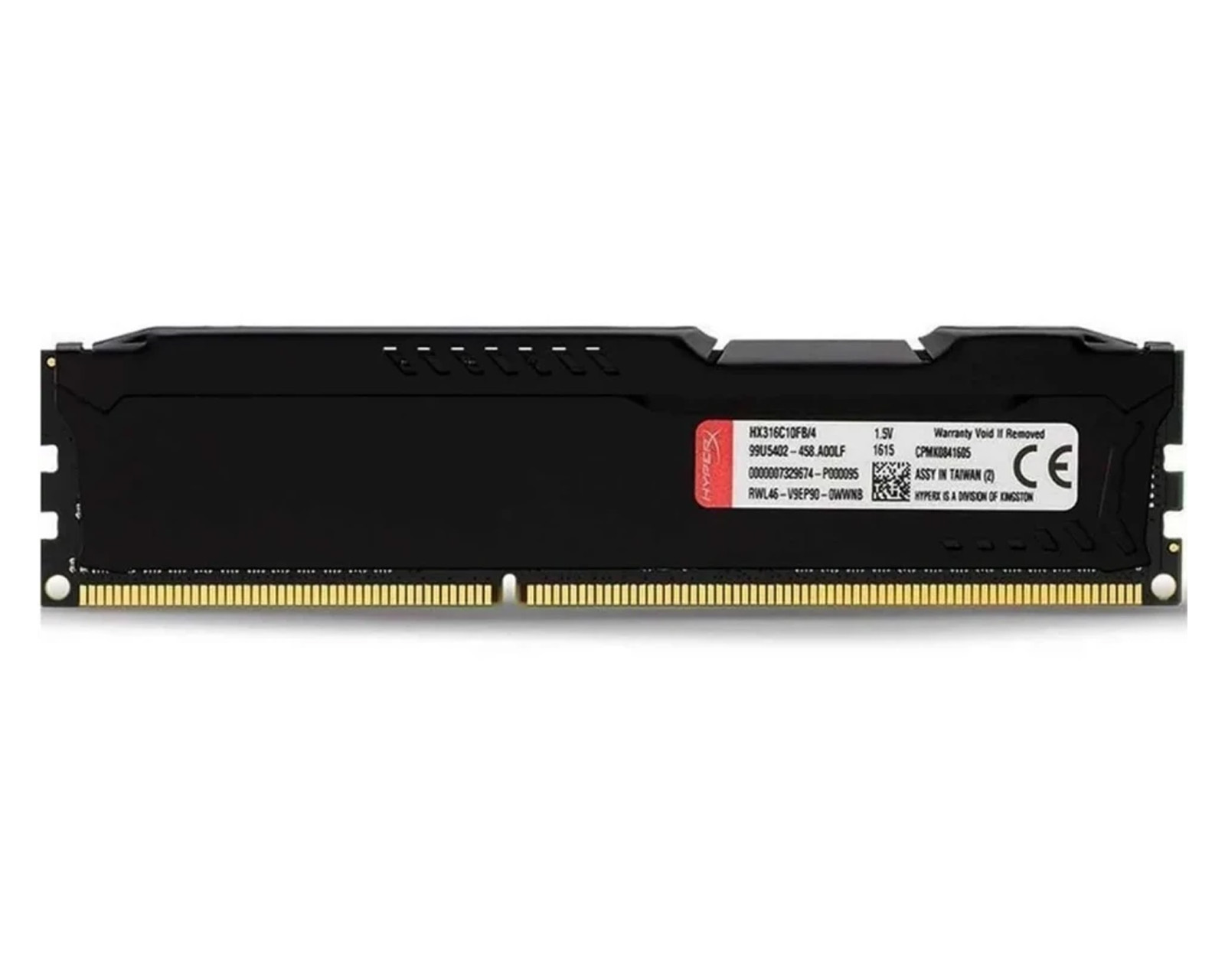 Foto 4 pulgar | Ram Kingston Hyperx Fury Ddr3 4gb 1600 Negro