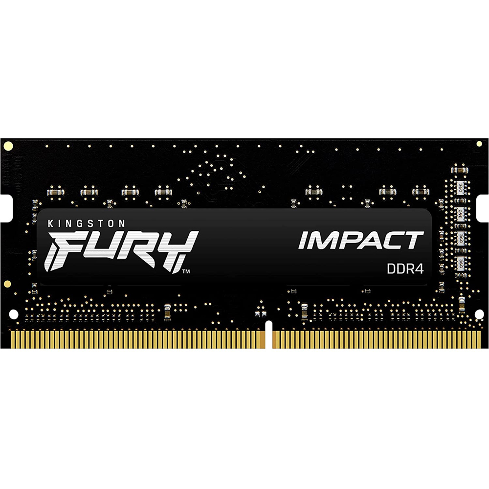 Foto 2 pulgar | Memoria Ram Ddr4 8gb 3200mhz Kingston Fury Impact Laptop Kf432s20ib/8 color Negro