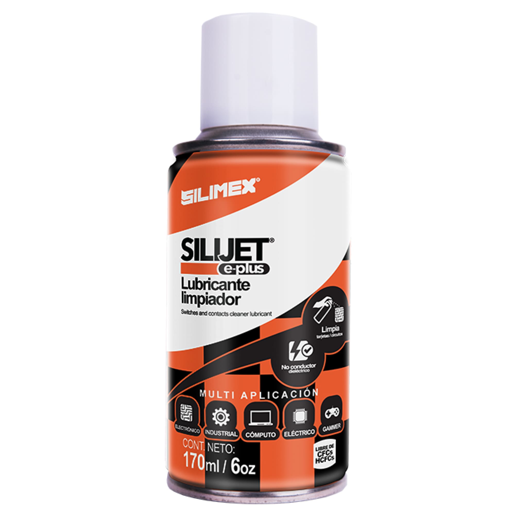 Foto 2 pulgar | Lubricante Silimex Silijet E-plus Limpiador Dieléctrico de 170 ml