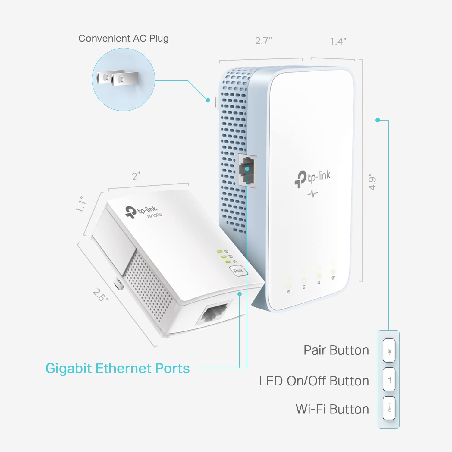 Foto 3 pulgar | Extensor Wifi Powerline Tp-link Tl-wpa7517kit Av1000 - Venta Internacional.