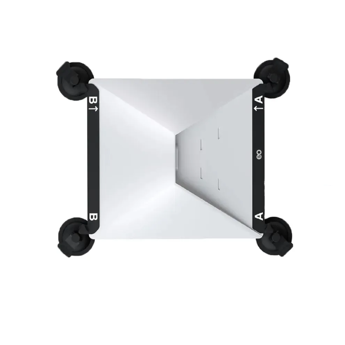 Soporte De Ventosa O Chupon Para Antena Starlink Minibase De Montaje Eo Safe Imports Esi-20108 Blanco