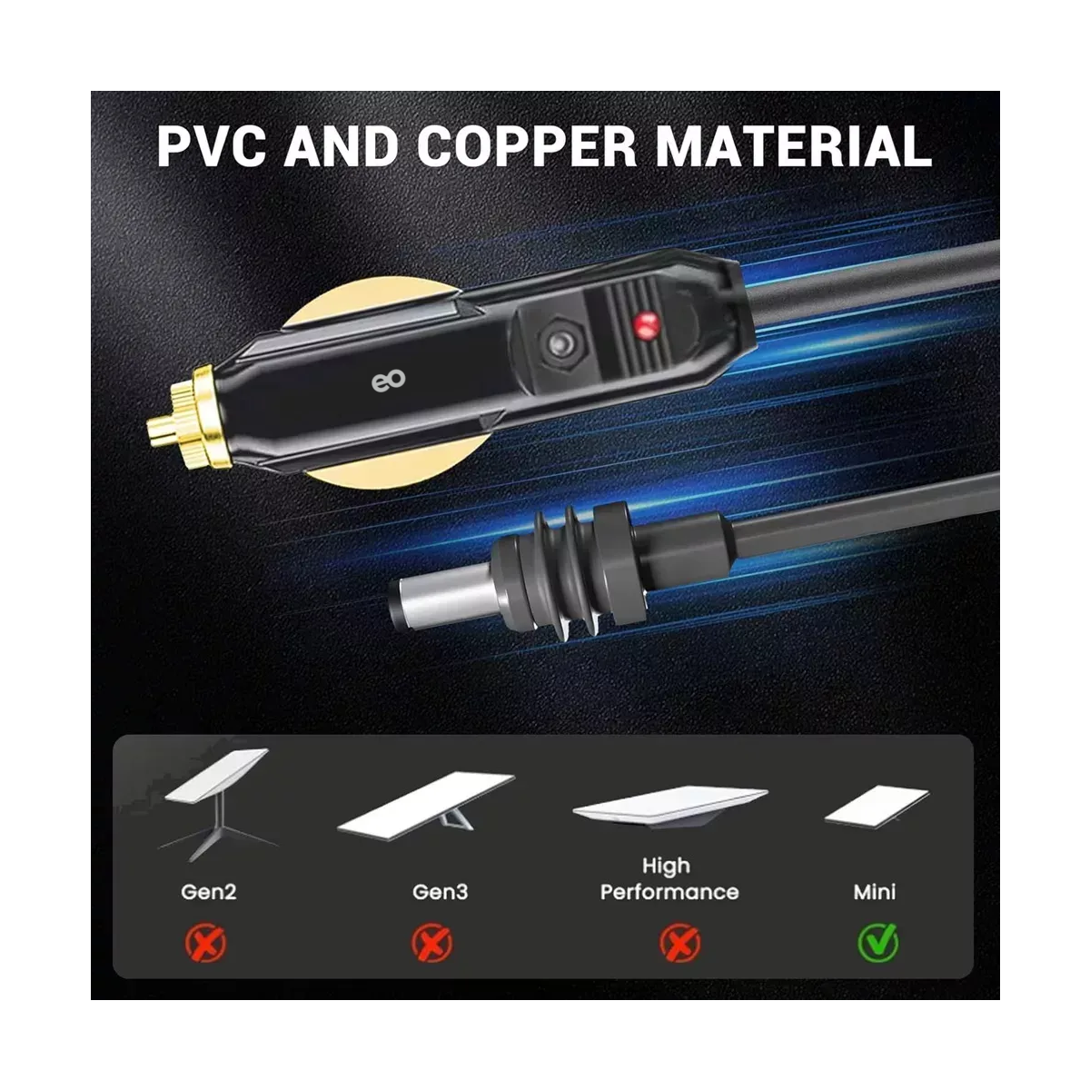 Foto 4 pulgar | Cable Alimentador Dc Para Starlink Mini Eo Safe Imports Esi-20107 Gris