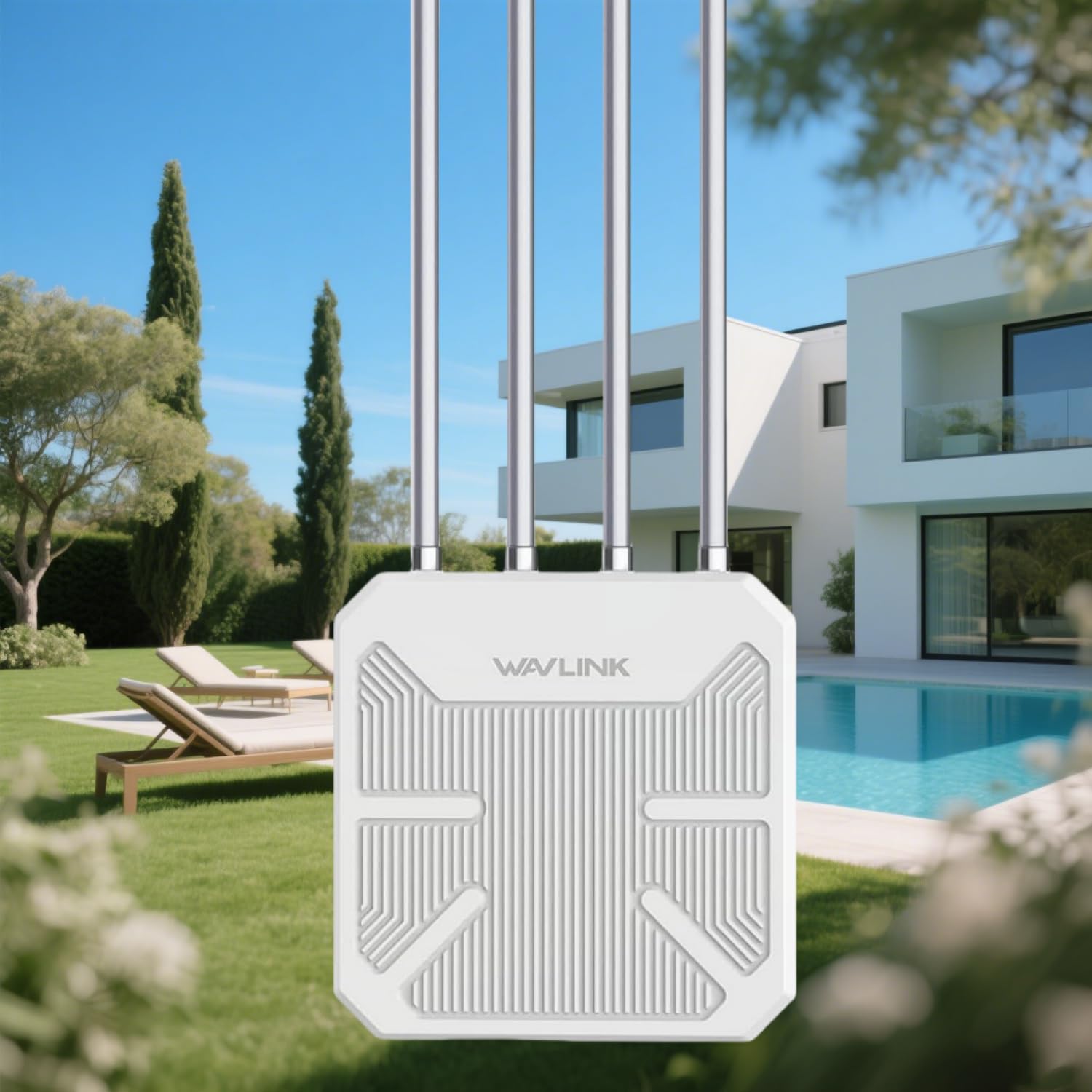Foto 1 | Punto De Acceso Exterior Wavlink Ax1800 Wifi 6 Ip67 A Prueba De Agua - Venta Internacional.