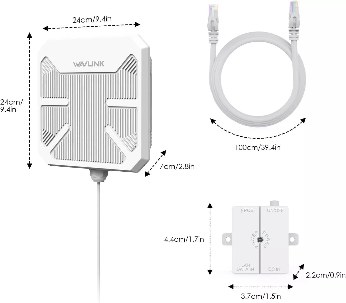 Foto 8 pulgar | Extensor Wifi Para Exteriores Wavlink Ax3000 Wifi 6 Ip67 A Prueba De Agua - Venta Internacional.