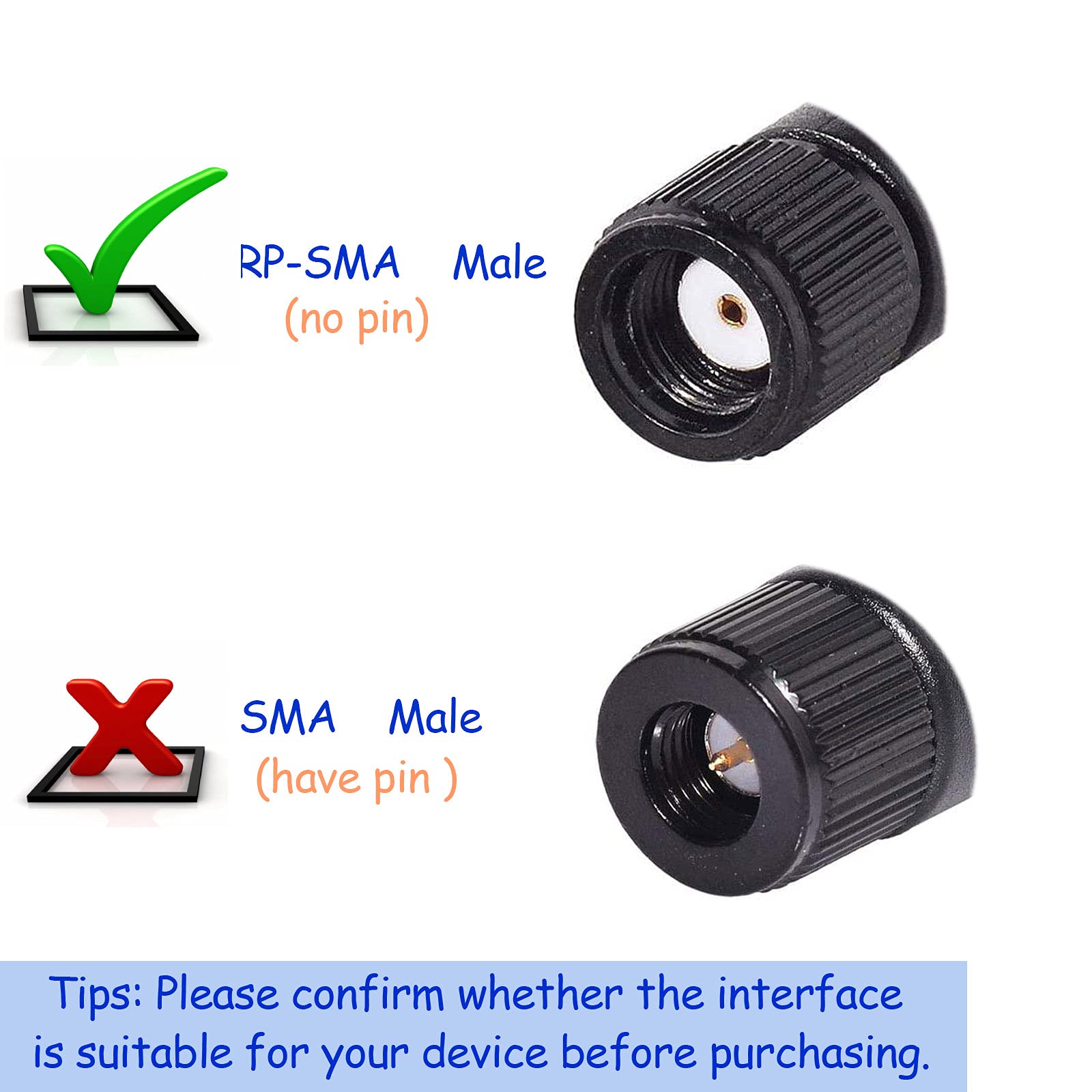 Foto 4 pulgar | Antena Wifi Bingfu Doble Banda 2,4 Ghz 5 Ghz 5,8 Ghz 3dbi Rp-sma Macho - Venta Internacional