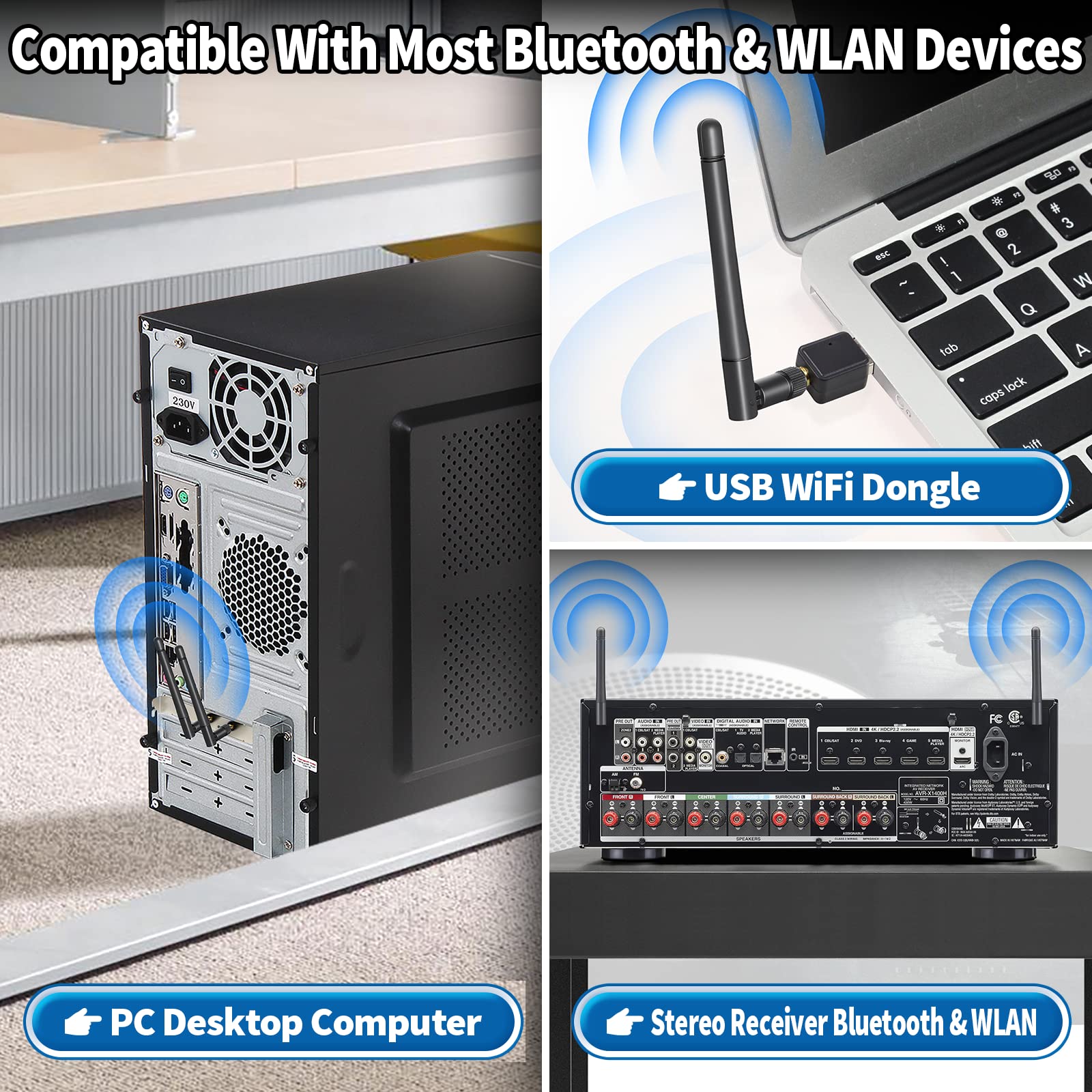 Foto 7 pulgar | Antena Wifi Bingfu Doble Banda 2,4 Ghz 5 Ghz 5,8 Ghz 3dbi Rp-sma Macho - Venta Internacional