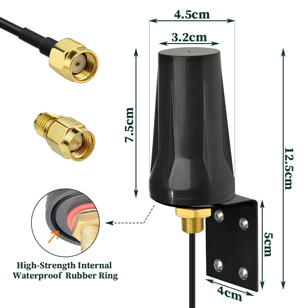 Foto 5 pulgar | Anten de Rastreo Bingfu 4g Lte Rp-sma Macho - Venta Internacional