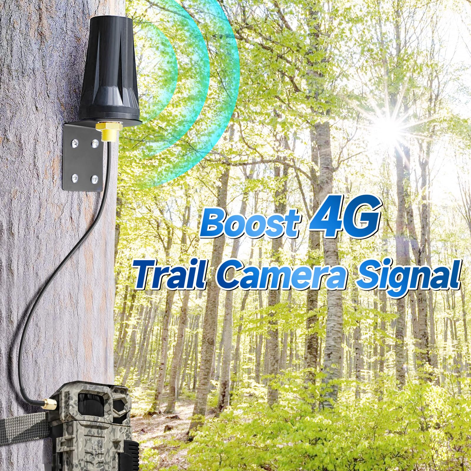 Foto 2 | Antena Bingfu 4g Lte  Soporte De Pared Para Exteriores  Impermeable  Sma  Macho - Venta Internacional.