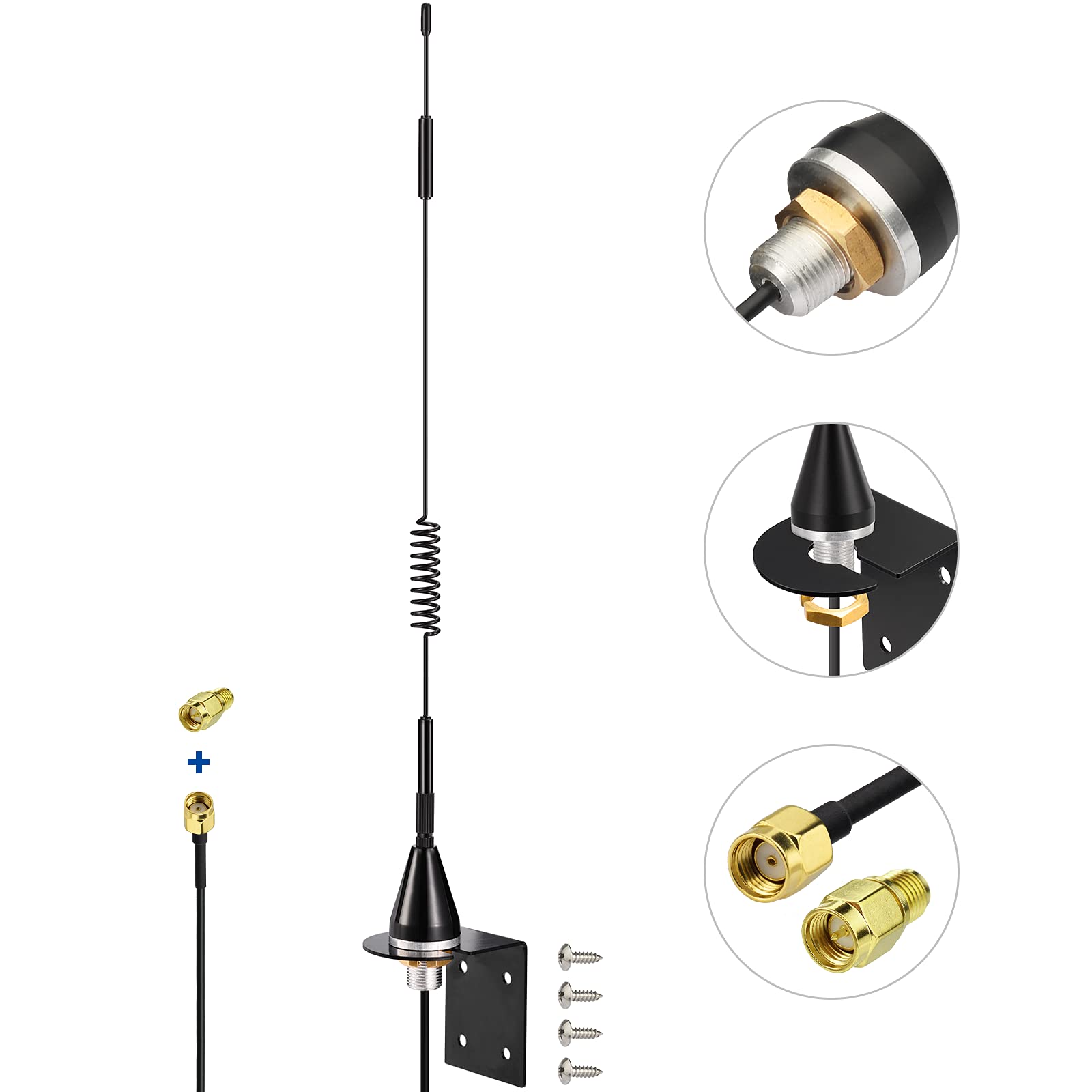 Foto 3 pulgar | Antena Celular Bingfu 4g Lte Rp Sma 7dbi Outdoor (paquete De 2) - Venta Internacional.