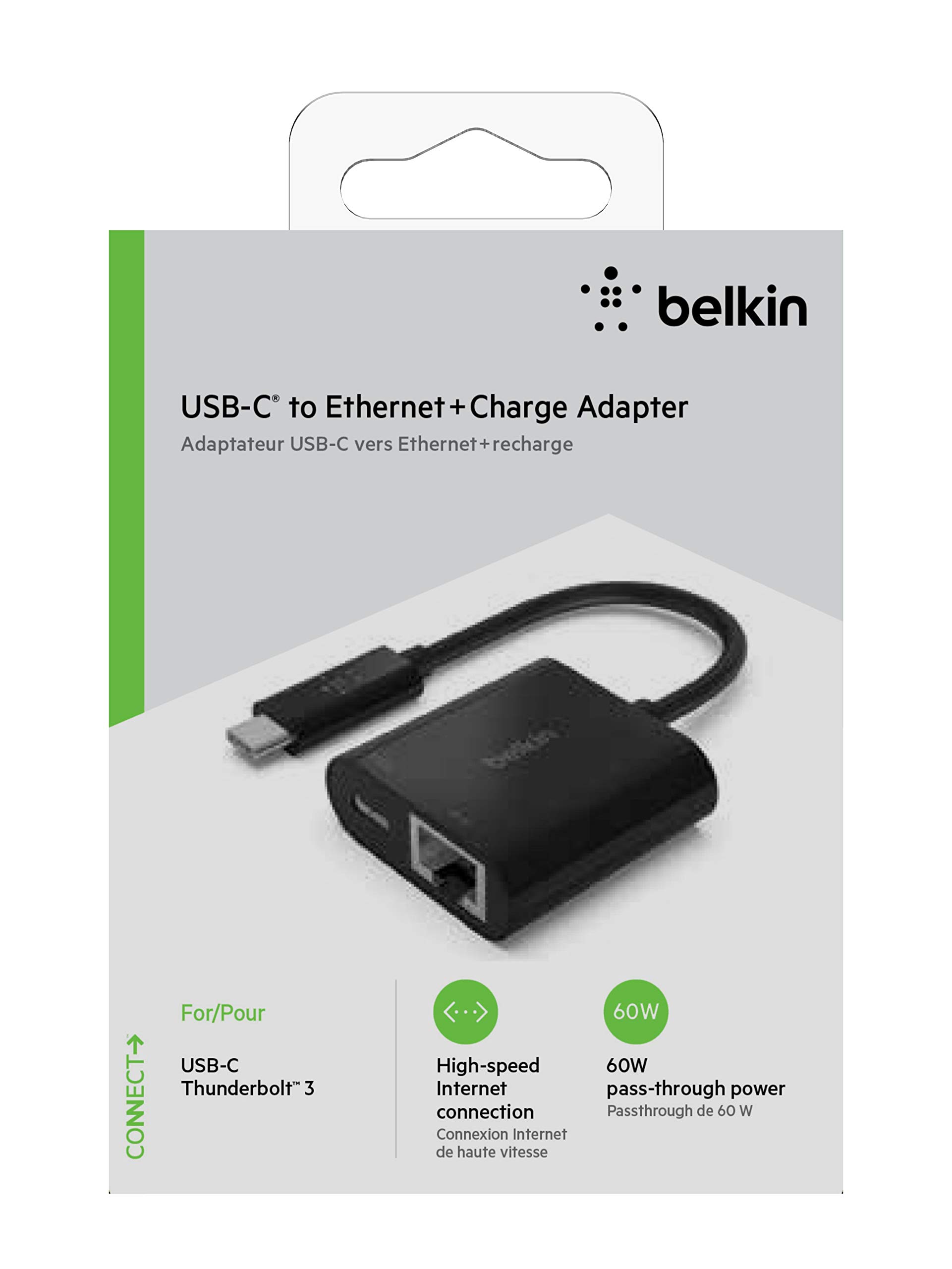 Foto 6 pulgar | Venta Internacional - Adaptador de Carga USB-C a Ethernet + Gigabit Ethernet de Belkin