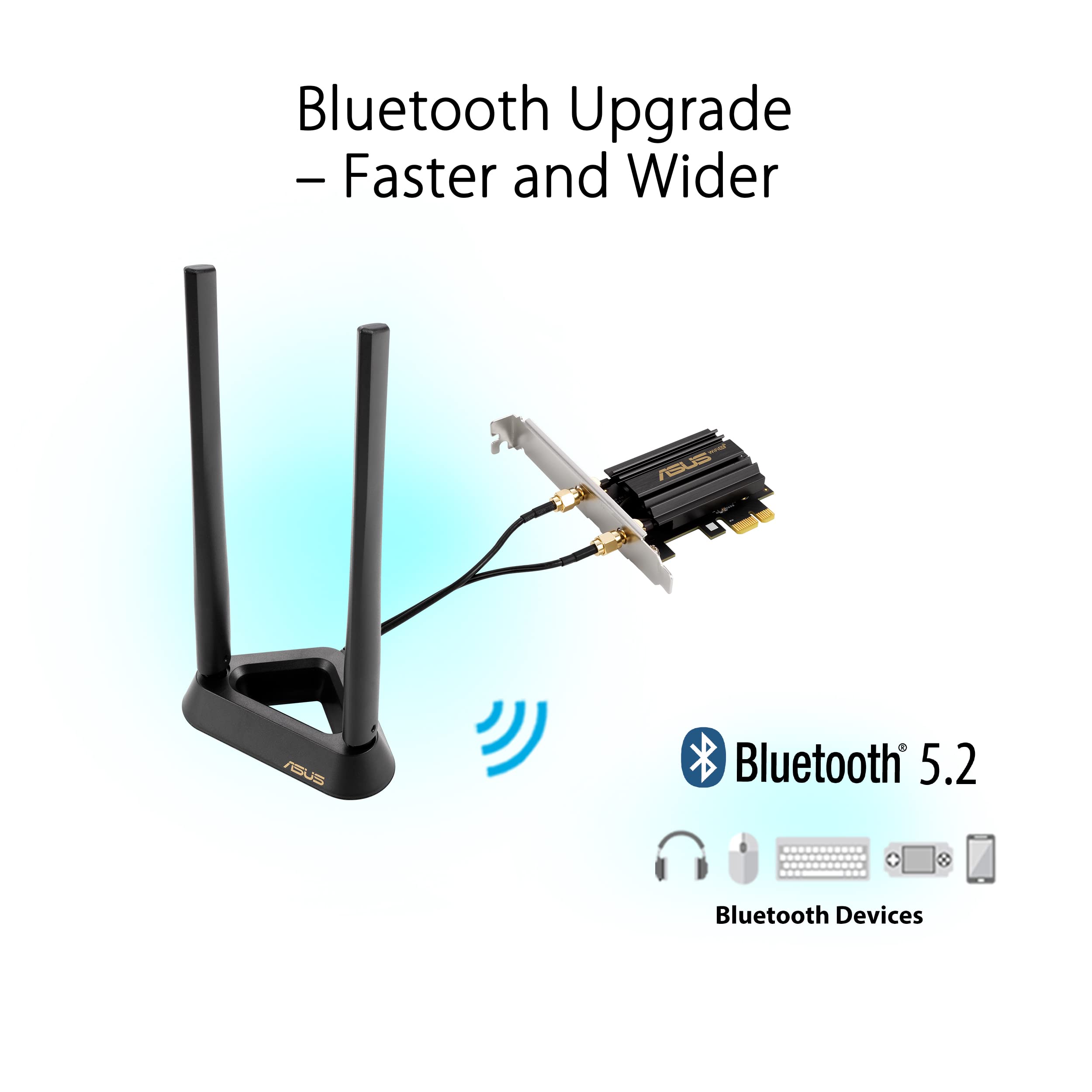 Foto 6 pulgar | Tarjeta De Expansión Wifi 6e + Bluetooth 5.2 Pci-e Asus Pce-axe58bt - Venta Internacional.