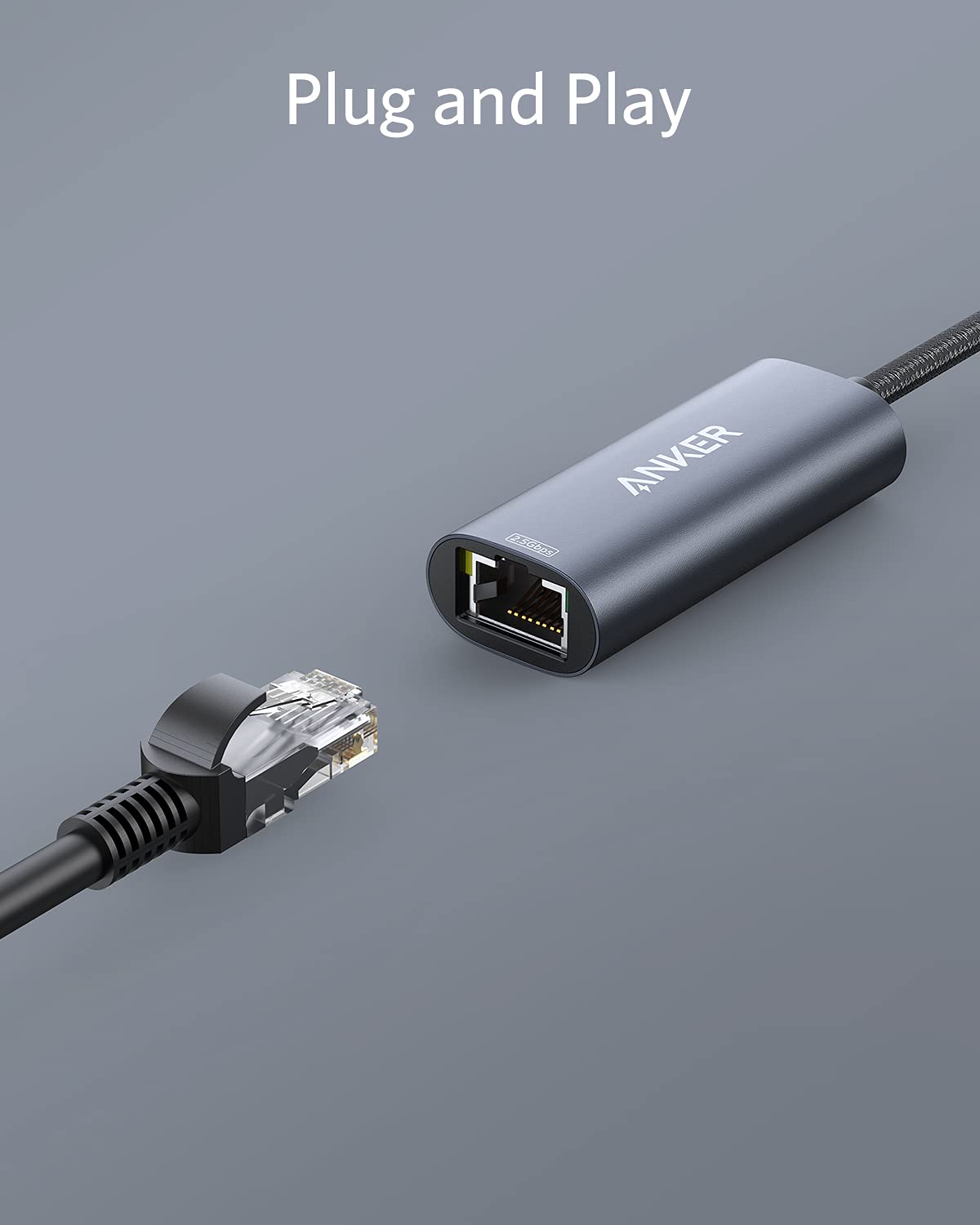 Foto 3 | Adaptador Ethernet Anker Usb C A 2,5 Gbps Para Macbook Pro - Venta Internacional.