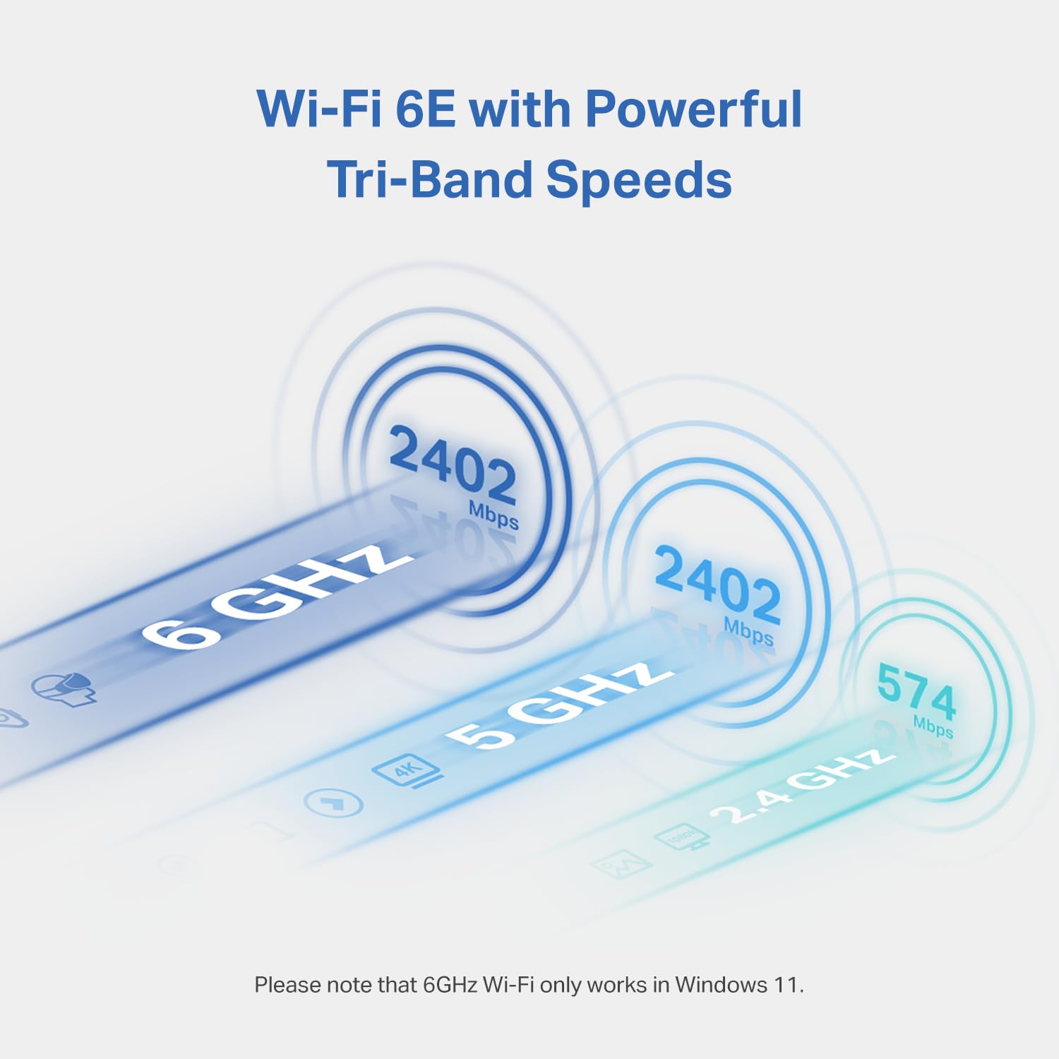 Foto 4 pulgar | Adaptador Usb Wifi 6e Tp-link Archer Txe70uh Para Pc De Escritorio - Venta Internacional.