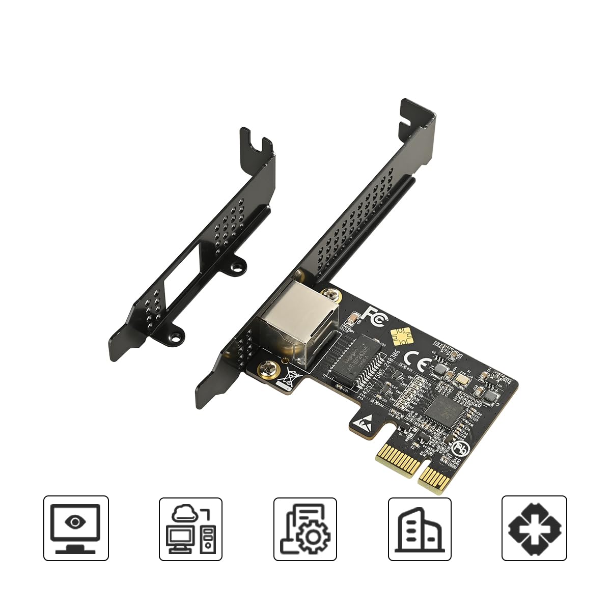 Foto 3 pulgar | Tarjeta De Red Io Crest De 5.0 Gb Pcie A 5.0 Gigabit Ethernet - Venta Internacional.