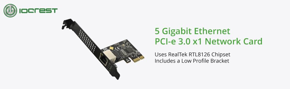 Foto 7 pulgar | Tarjeta De Red Io Crest De 5.0 Gb Pcie A 5.0 Gigabit Ethernet - Venta Internacional.