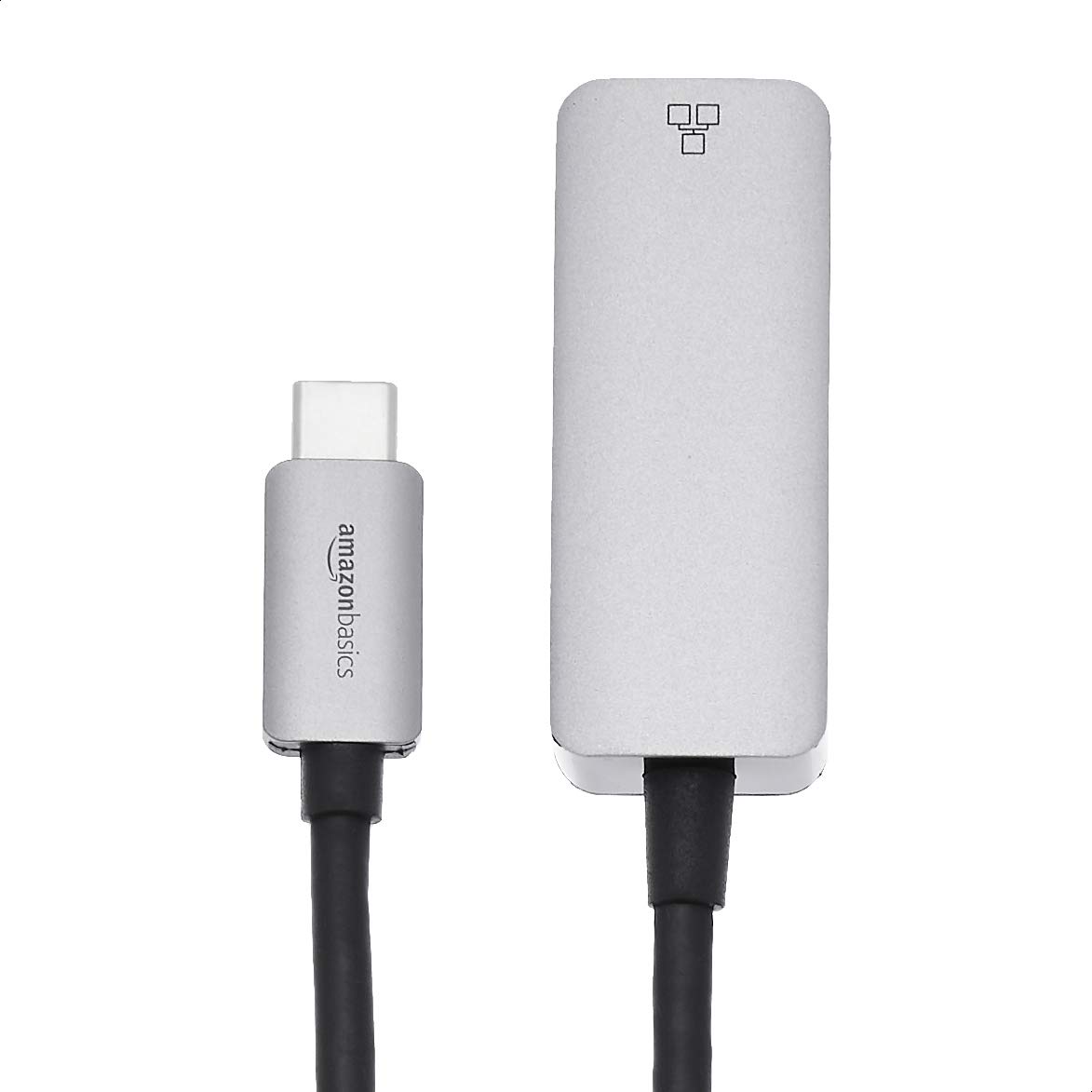 Foto 3 pulgar | Adaptador Ethernet Amazon Basics De Aluminio Usb-c A Rj45 - Venta Internacional.