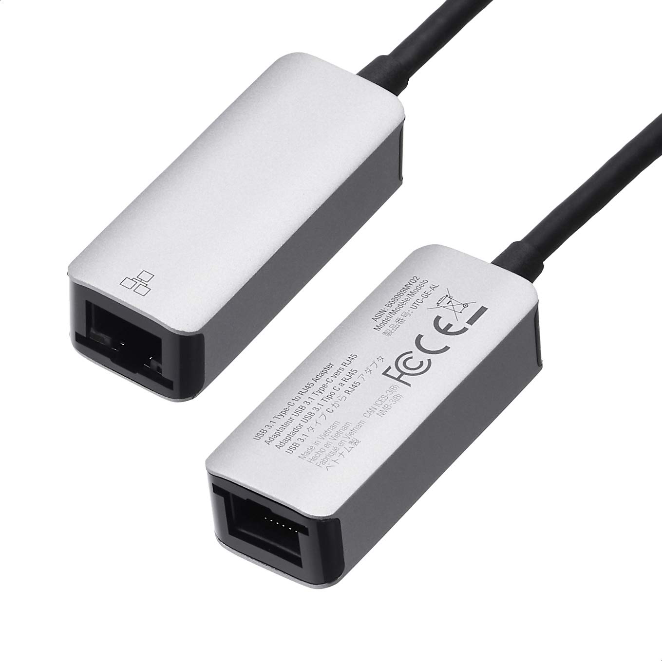 Foto 4 | Adaptador Ethernet Amazon Basics De Aluminio Usb-c A Rj45 - Venta Internacional.