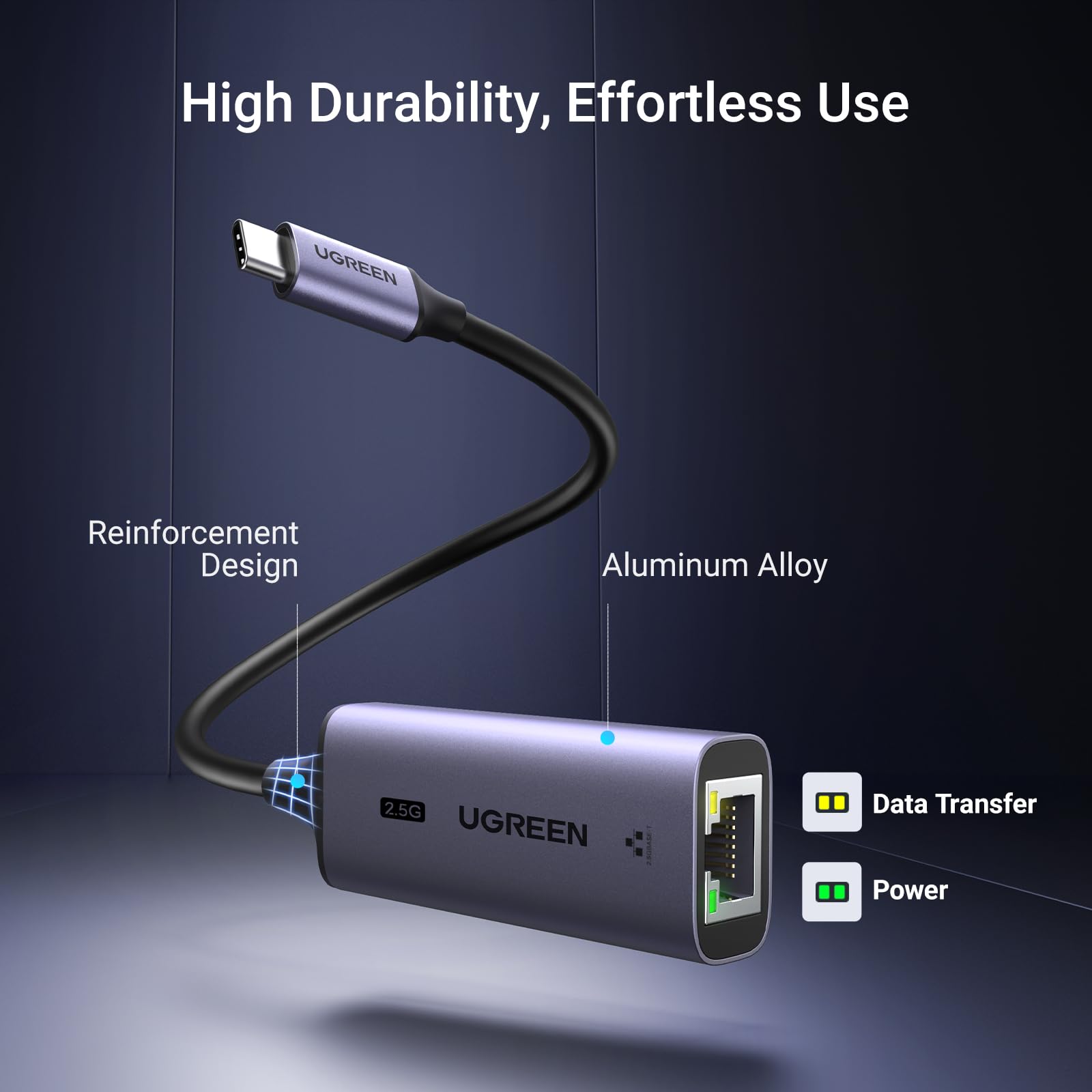 Foto 8 pulgar | Adaptador Ethernet Ugreen Usb C A Ethernet 2.5g Para Portátil - Venta Internacional.