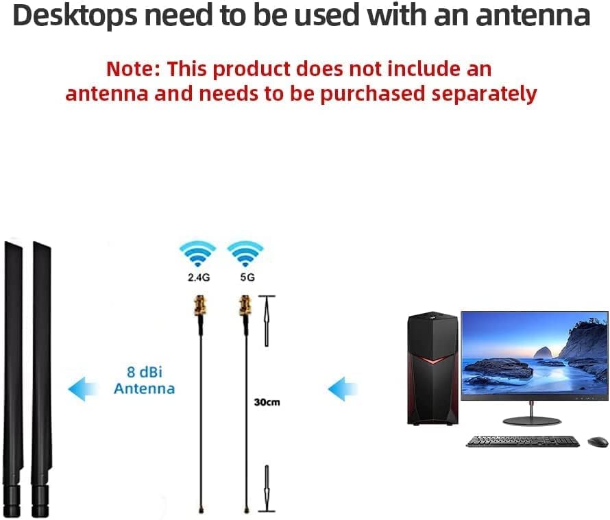 Foto 6 pulgar | Tarjeta de Red Intel Ax210 Tri-band Wi-fi 6e Bluetooth 5.3 - Venta Internacional