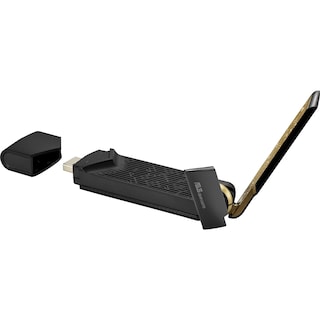 Foto 5 | Adaptador Wifi Asus USB Wifi 6 Ax1800 de Doble Banda USB-AX56 Negro - Venta Internacional