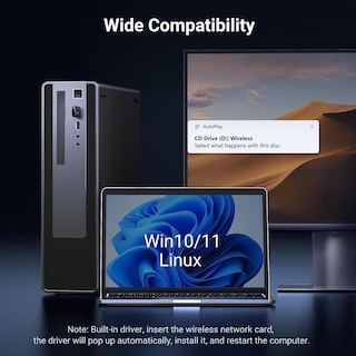 Foto 7 | Adaptador Wifi Ugreen Ax900 Usb Wifi 6 Para Pc De Escritorio - Venta Internacional.