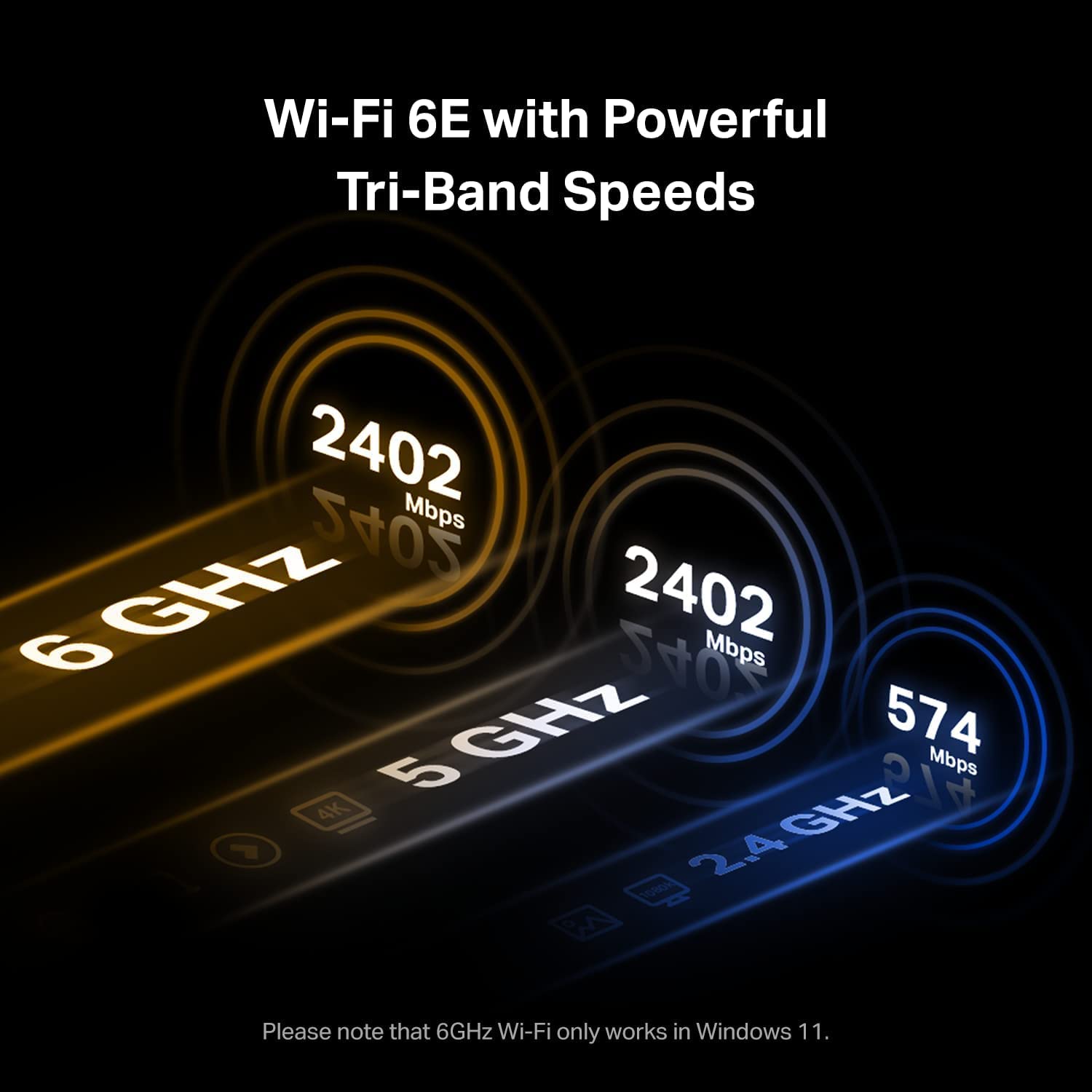 Foto 5 pulgar | Tarjeta Wifi 6e Intel Ax210 Axe5400 Pcie Tp-link Archer Txe72e - Venta Internacional.