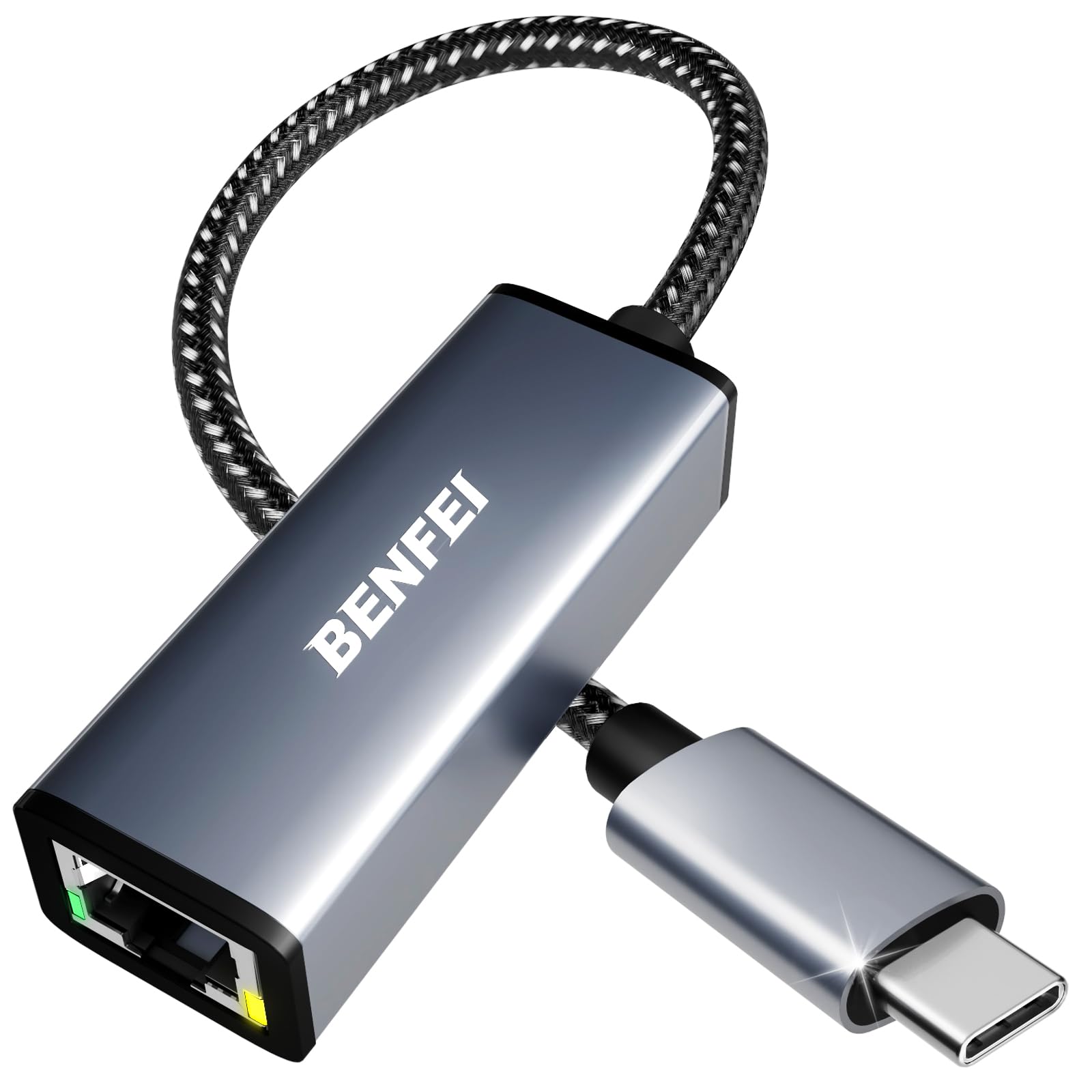 Foto 1 | Adaptador Usb-c A Ethernet Benfei Usb Tipo C A Rj45 - Venta Internacional.