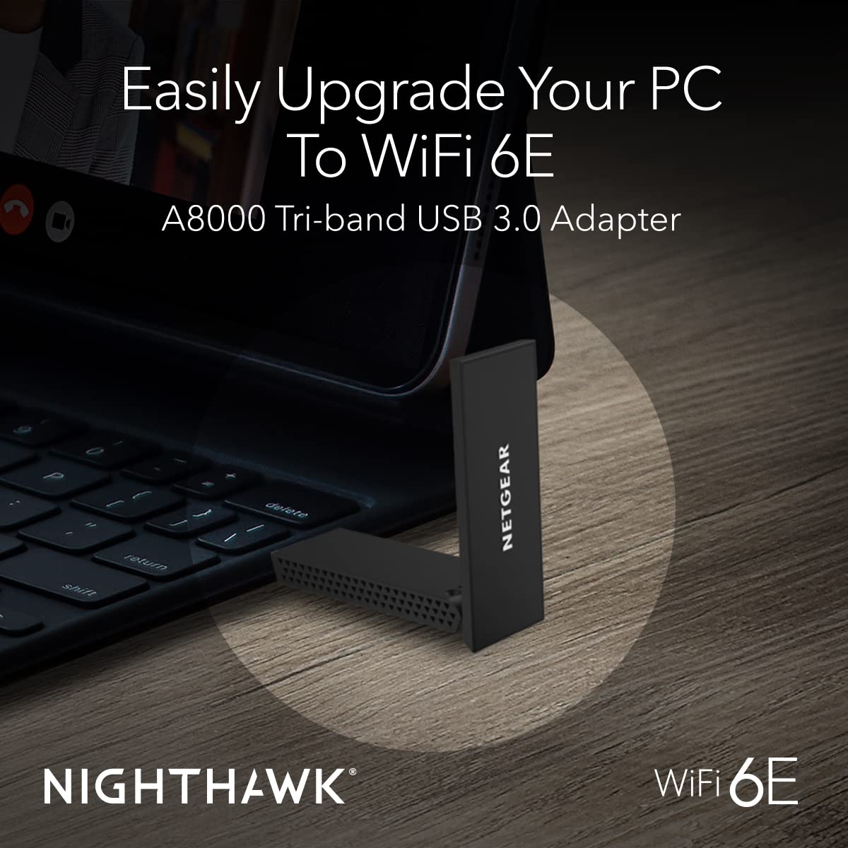 Foto 2 | Adaptador Wifi Netgear Nighthawk A8000 Axe3000 Tribanda Usb 3.0 - Venta Internacional.