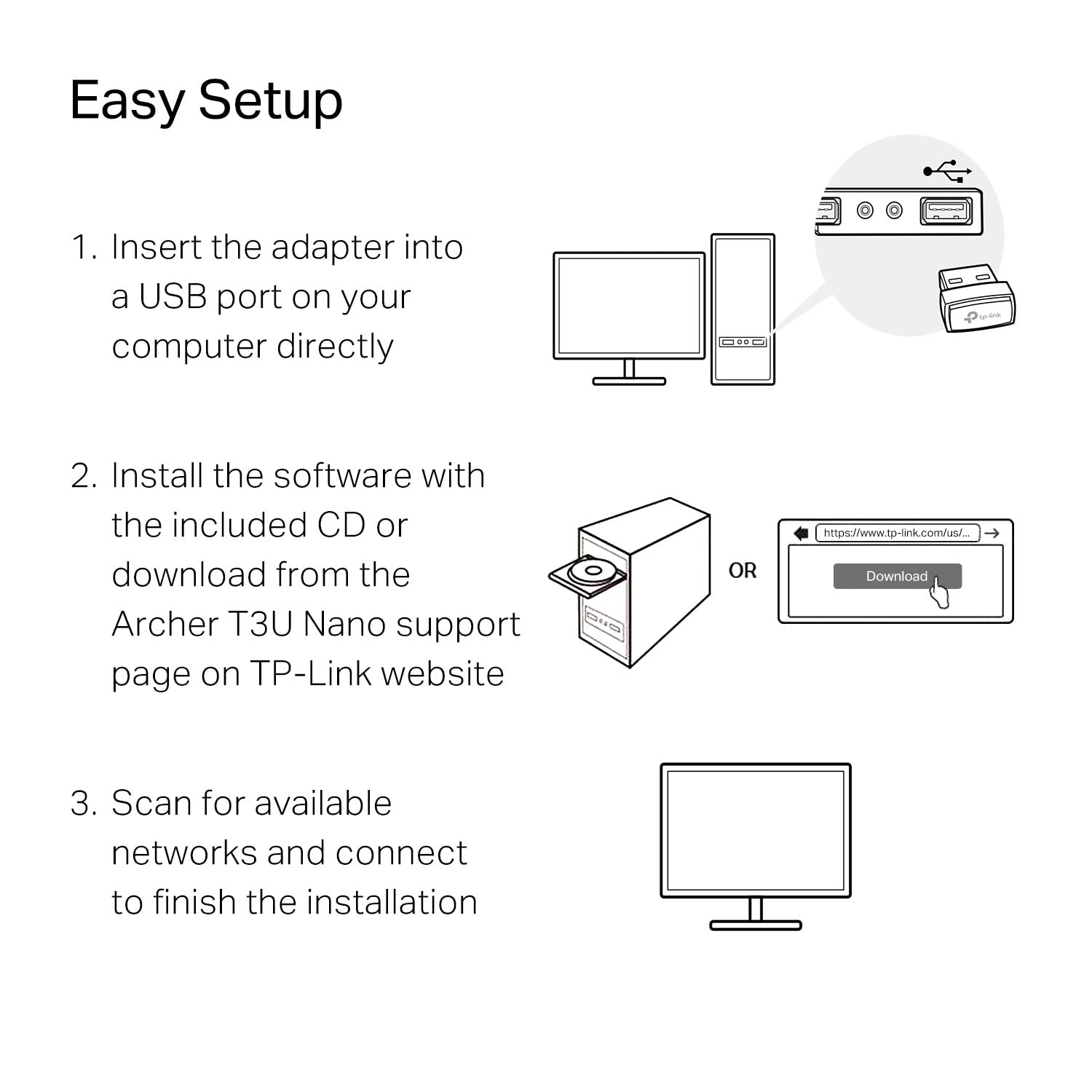 Foto 8 pulgar | Adaptador Wifi Tp-link Archer T3u Nano Ac1300 Para Pc - Venta Internacional.