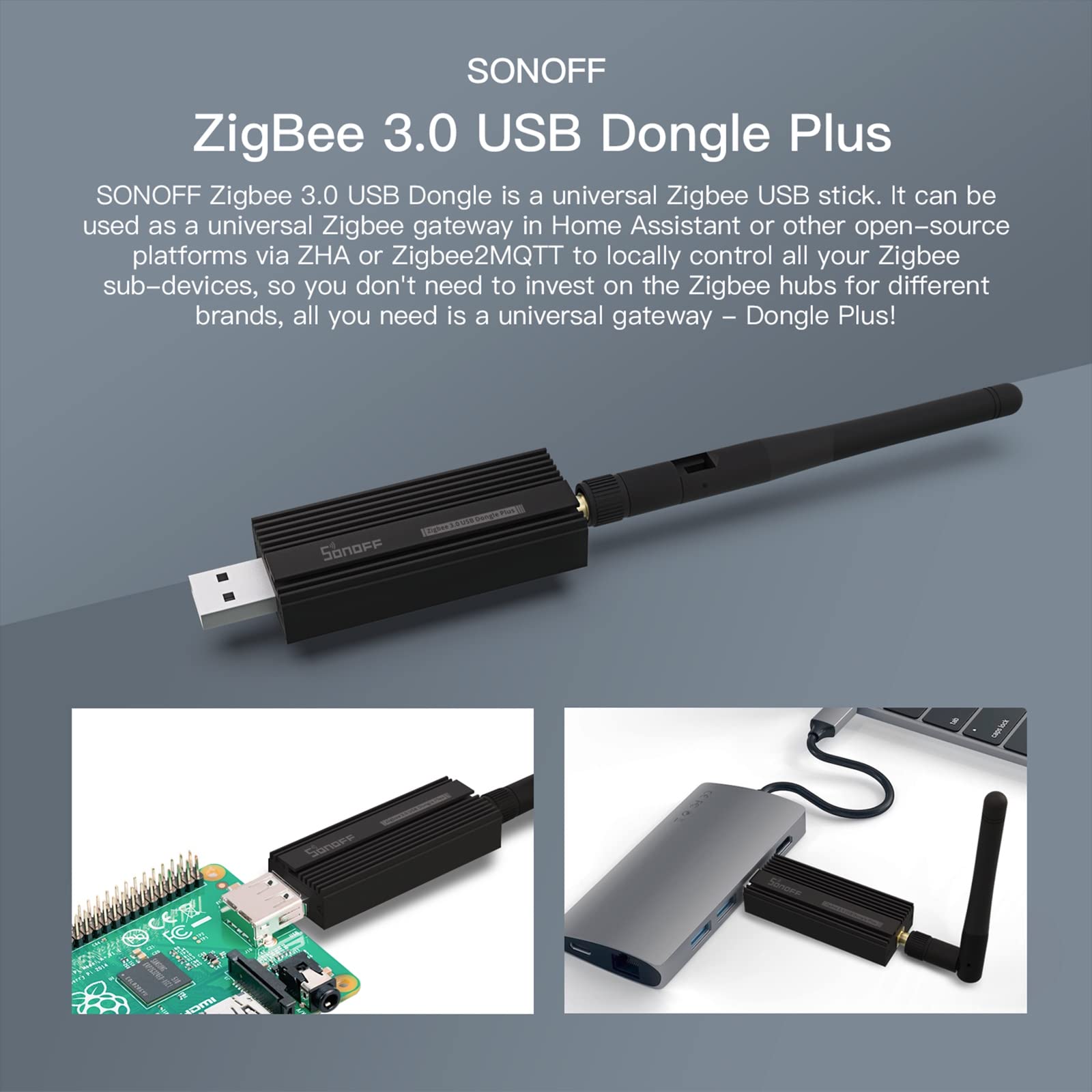 Foto 3 pulgar | Dongle Usb Plus Gateway Zigbee 3.0 Sonoff Para Home Assistant - Venta Internacional.