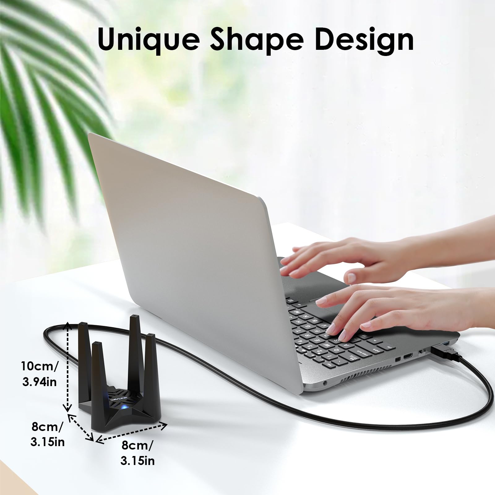 Foto 3 pulgar | Adaptador Wifi Usb Wavlink Ac1900 De Doble Banda Para Pc De Escritorio - Venta Internacional.