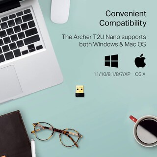 Foto 3 | Tarjeta Nano Tp-link Archer T2u Nano Mini Ac600 Usb 2.0 Wifi - Venta Internacional.