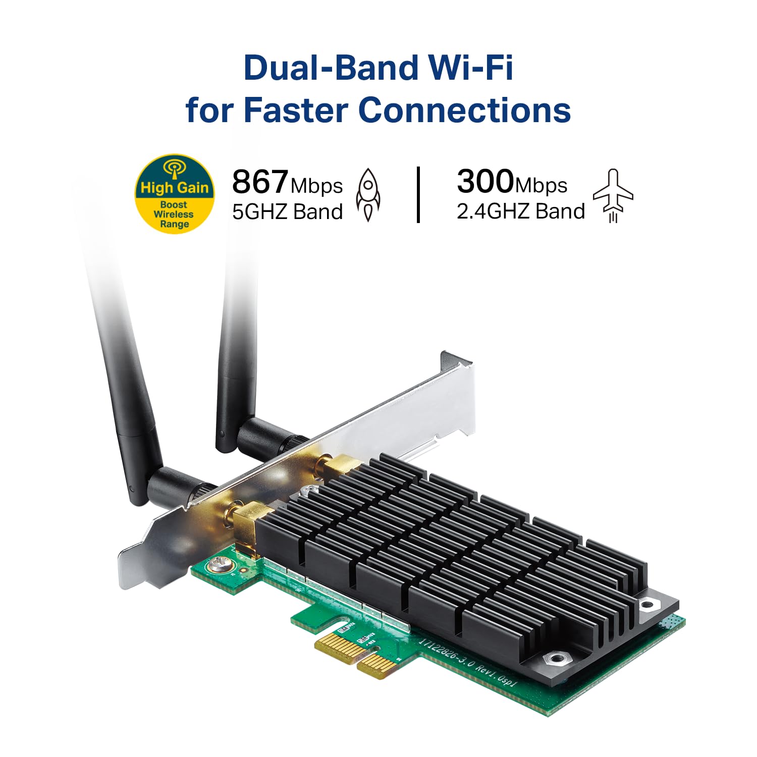 Foto 2 | Tarjeta Wifi Tp-link Ac1200 Pcie Archer T4e 2.4g/5g Windows - Venta Internacional.