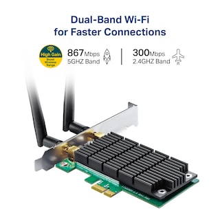 Foto 2 | Tarjeta Wifi Tp-link Ac1200 Pcie Archer T4e 2.4g/5g Windows - Venta Internacional.
