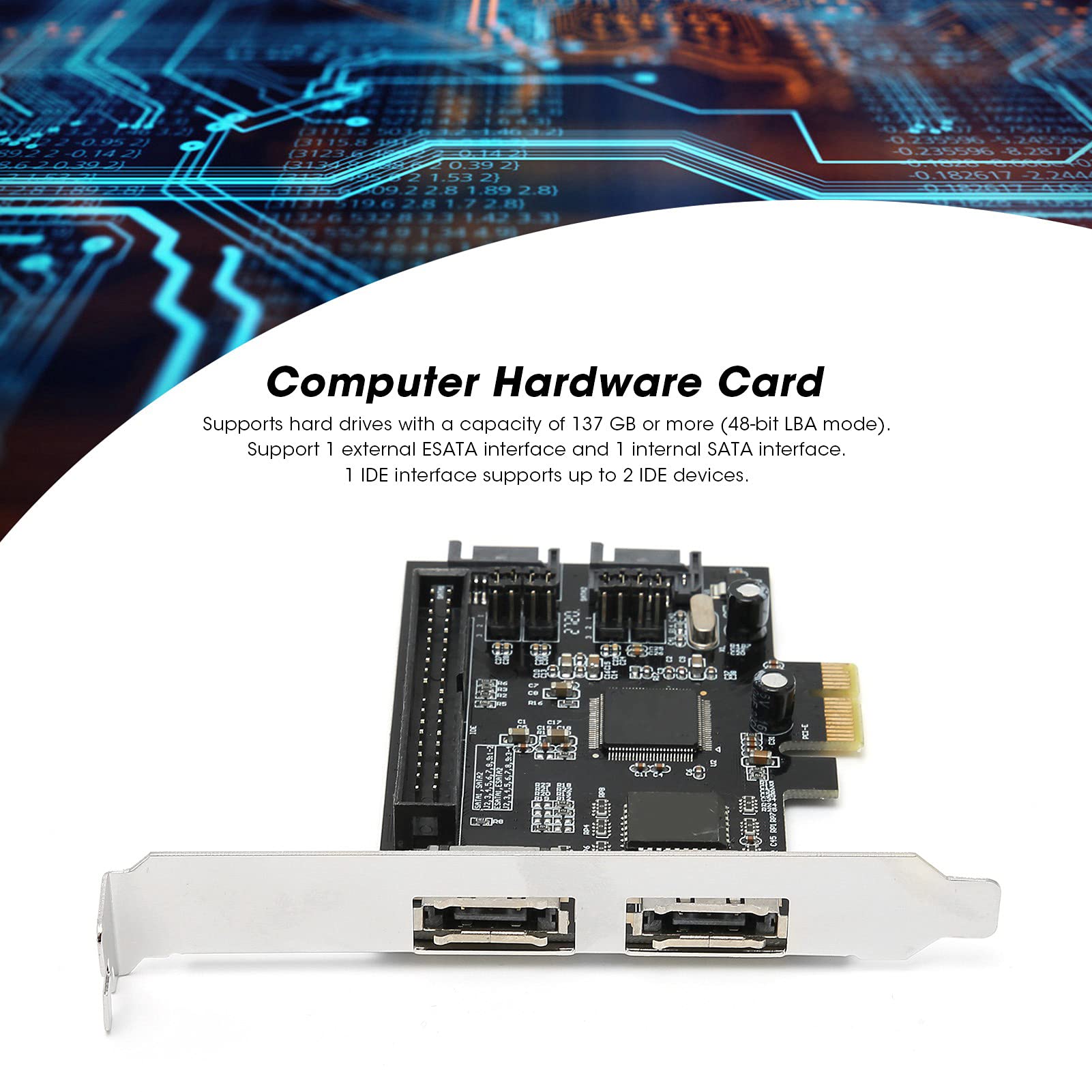 Foto 3 pulgar | Tarjeta Adaptadora Ashata Sata Pci Express A Sata Esata Ide De 3 Gb/s - Venta Internacional.