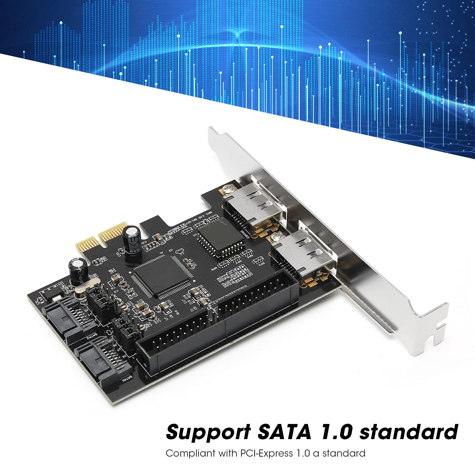 Foto 4 pulgar | Tarjeta Adaptadora Ashata Sata Pci Express A Sata Esata Ide De 3 Gb/s - Venta Internacional.