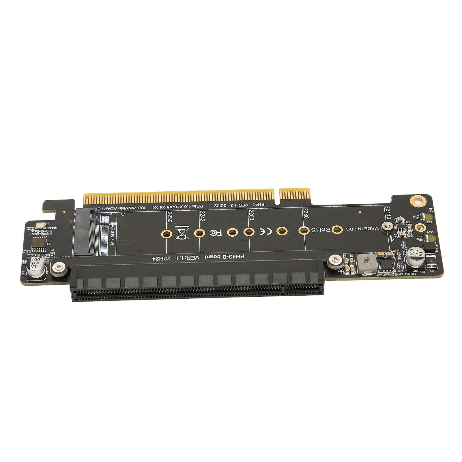 Tarjeta De Expansión Pcie X16 M.2 Nvmex2 Pcie 4.0 X16 A X8 X4 X4 - Venta Internacional.