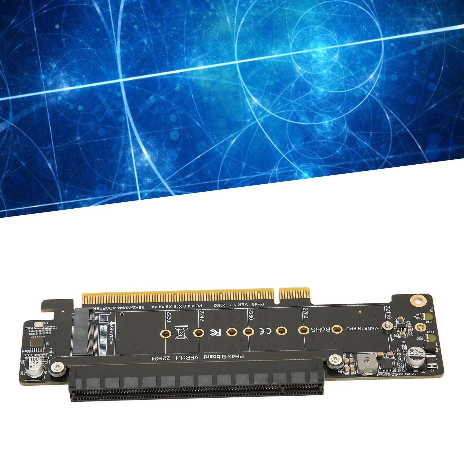 Foto 7 pulgar | Tarjeta De Expansión Pcie X16 M.2 Nvmex2 Pcie 4.0 X16 A X8 X4 X4 - Venta Internacional.