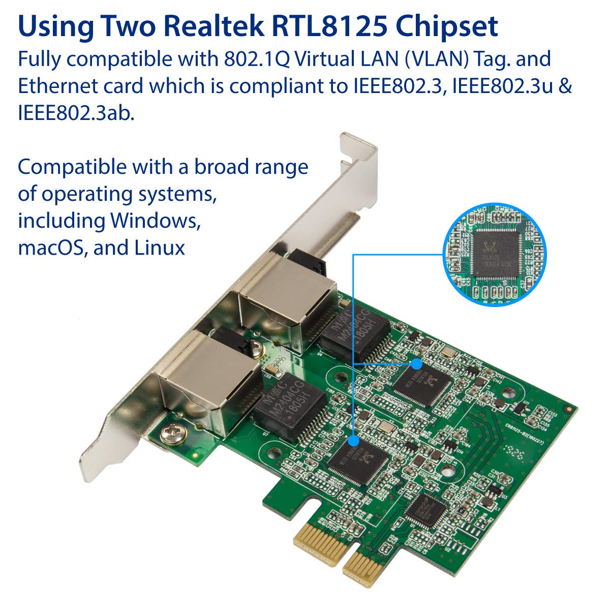 Foto 4 pulgar | Tarjeta De Expansión De Red Io Crest Syba Dual 2.5 Gigabit - Venta Internacional.