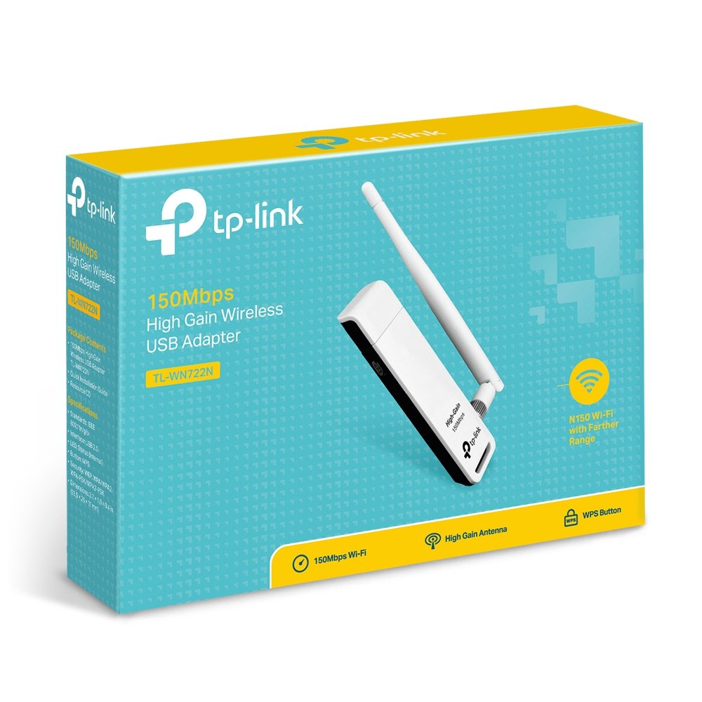 Foto 5 pulgar | Dongle Wifi Tp-link Nano Usb 150 Mbps De Alta Ganancia Tl-wn722n - Venta Internacional.