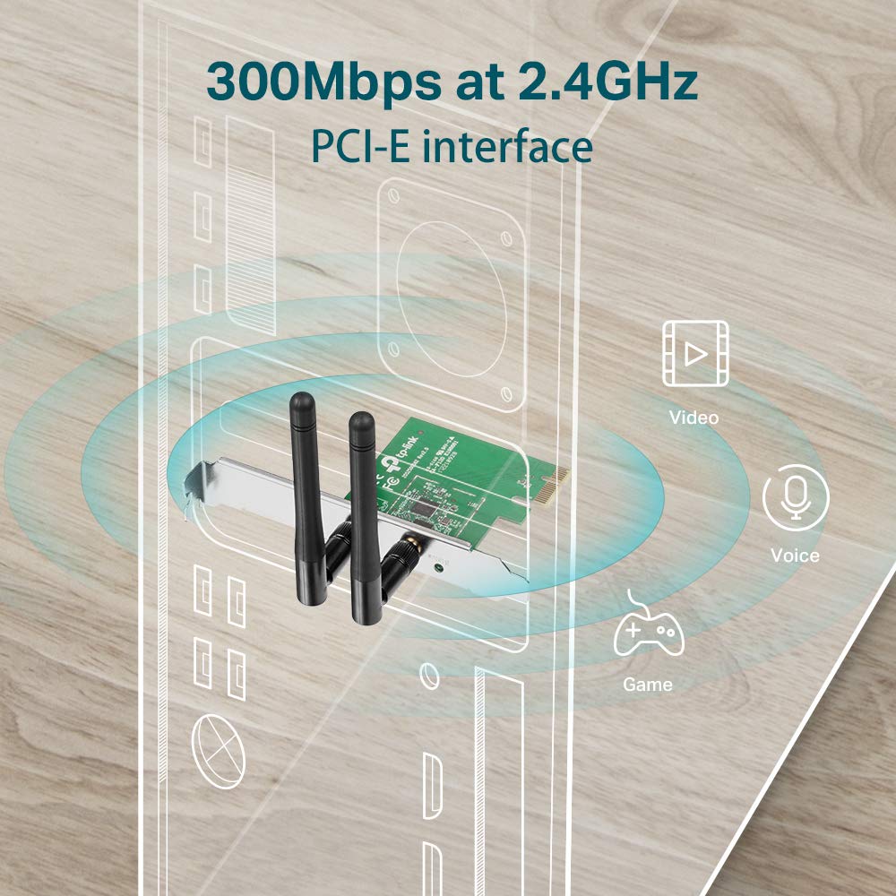 Foto 3 pulgar | Tarjeta Wifi Tp-link N300 Pcie (tl-wn881nd) Para Pc - 300 Mbps - Venta Internacional.
