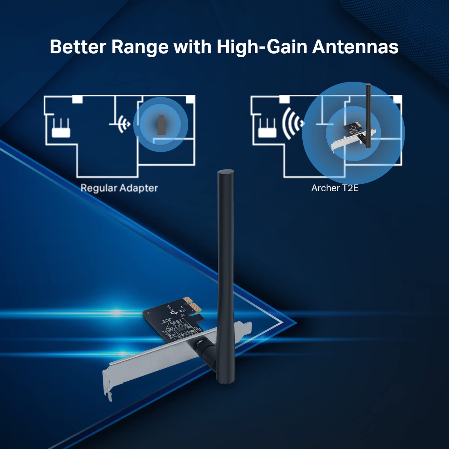 Foto 4 pulgar | Tarjeta Wifi Tp-link Archer T2e Ac600 De Doble Banda Para Pc De Escritorio - Venta Internacional.