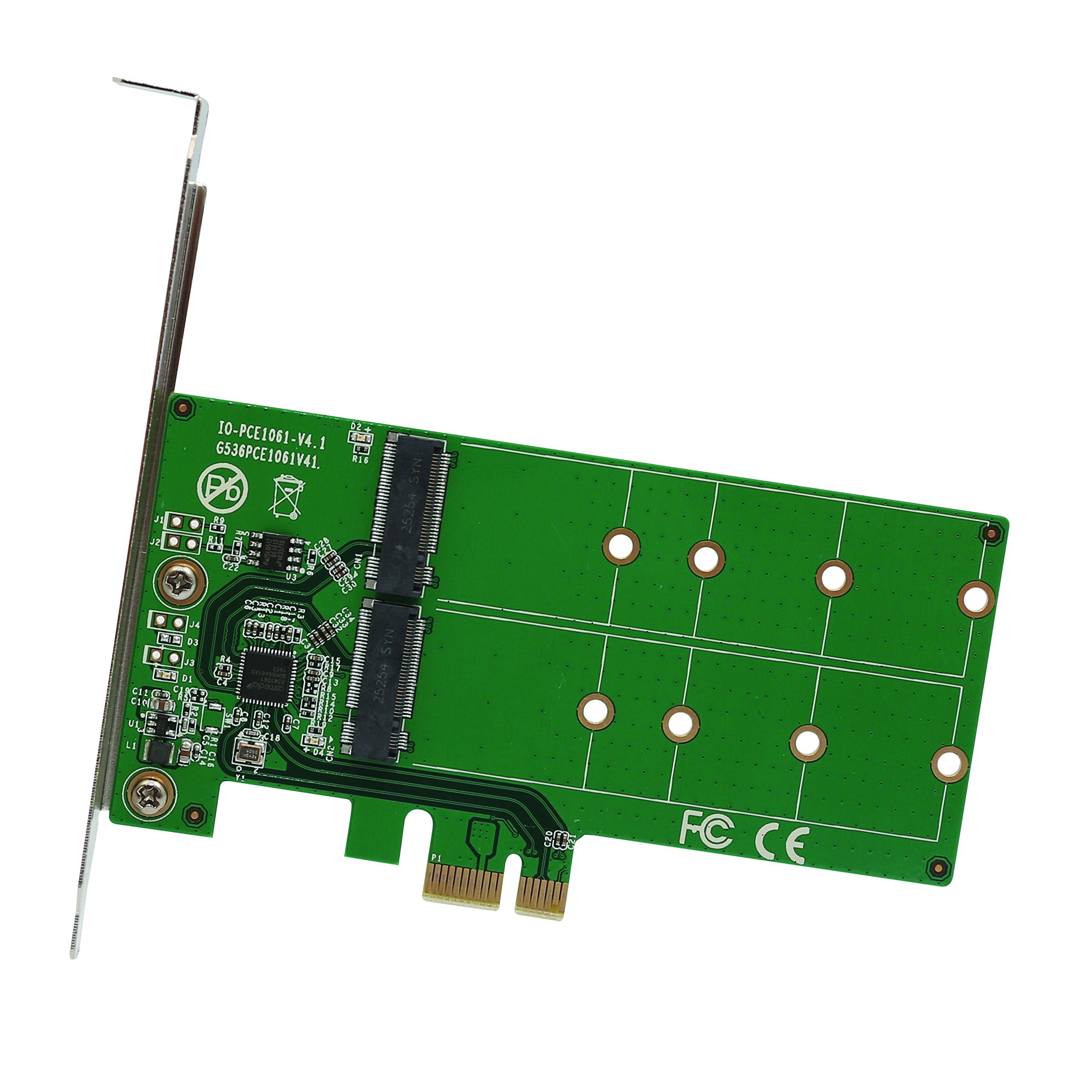Foto 2 pulgar | Adaptador M.2 Ssd A Pci-e X1 De 2 Puertos B/b+m Key Io Crest - Venta Internacional.