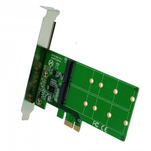 Foto 3 pulgar | Adaptador M.2 Ssd A Pci-e X1 De 2 Puertos B/b+m Key Io Crest - Venta Internacional.