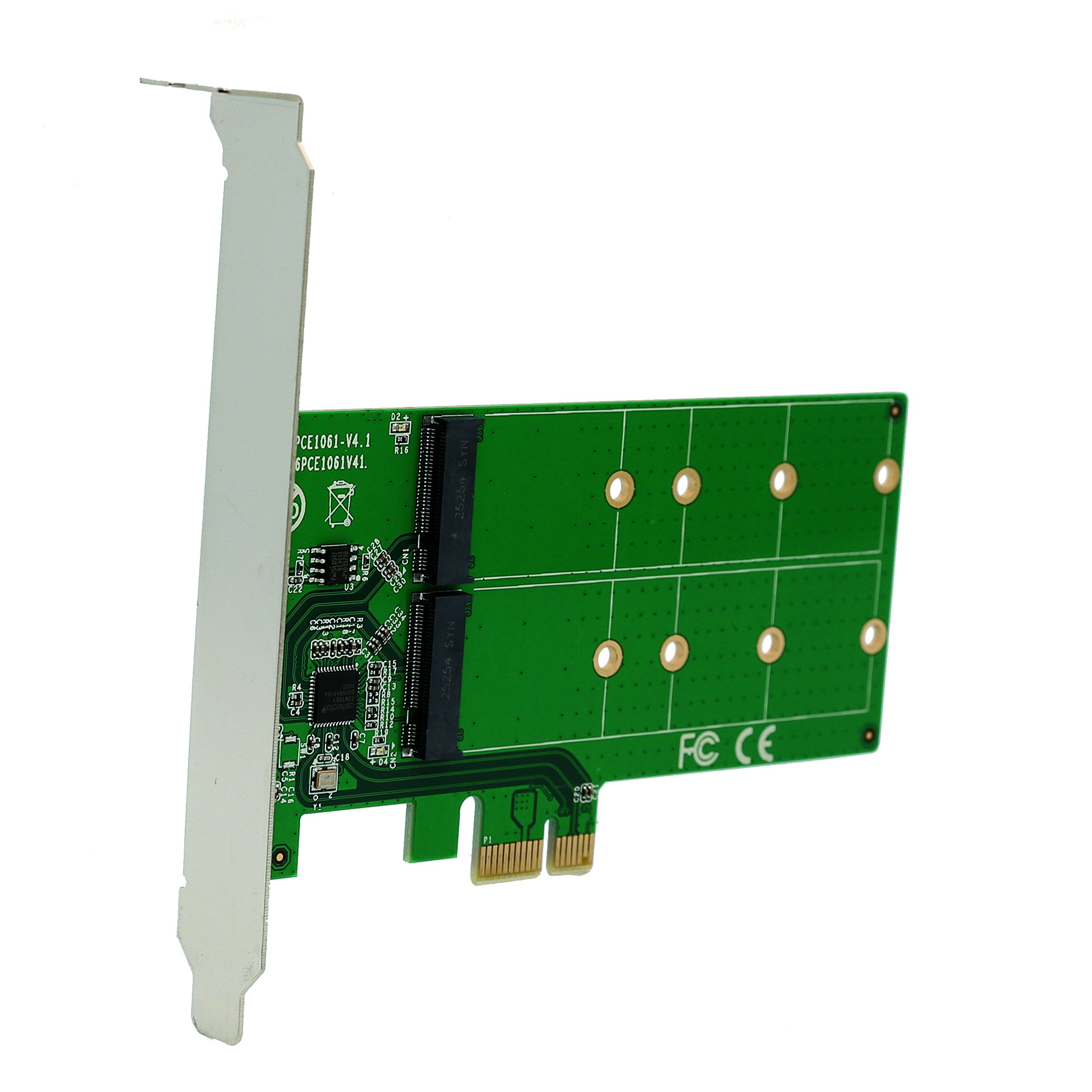 Foto 4 | Adaptador M.2 Ssd A Pci-e X1 De 2 Puertos B/b+m Key Io Crest - Venta Internacional.