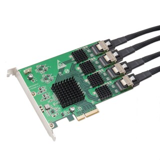 Foto 3 | Tarjeta Controladora Io Crest Si-pex40097 Sas Pcie 2.0 X4 De 16 Puertos - Venta Internacional.