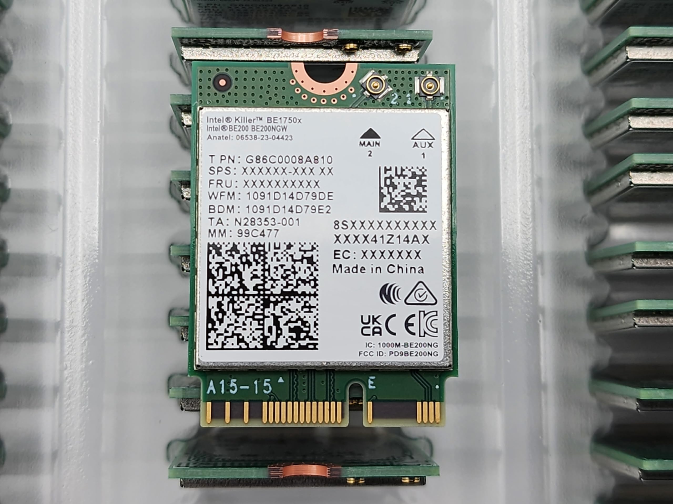 Foto 4 pulgar | Tarjeta Wi-fi 7 Intel Killer Be200 1750x Y Bt 5.4 Para Intel - Venta Internacional.